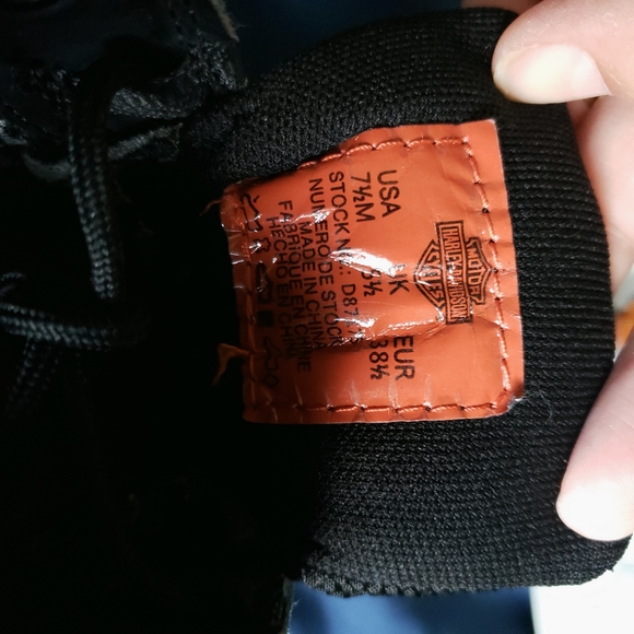 Harley-Davidson Men's Vardon Waterproof Black Riding Shoe - Picture 7 of 7